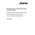 JUNO-ELECTROLUX JDU2322E Manual de Usuario