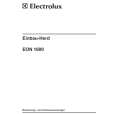 ELECTROLUX EON1600W Manual de Usuario