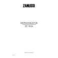 ZANUSSI ZU9154 Manual de Usuario