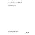 AEG Micromat DUO 21 G w Manual de Usuario