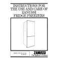 ZANUSSI Zi220/95 Manual de Usuario
