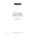 ZANUSSI ZU8124 Manual de Usuario