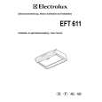 ELECTROLUX EFT611G Manual de Usuario
