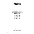 ZANUSSI Z56/3Si Manual de Usuario