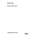 AEG B601DG SB Manual de Usuario