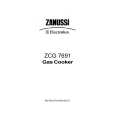 ZANUSSI ZCG7691XL Manual de Usuario
