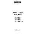 ZANUSSI ZCC5610 Manual de Usuario