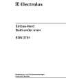 ELECTROLUX EON3701W Manual de Usuario
