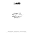 ZANUSSI ZR170UF Manual de Usuario