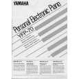 YAMAHA YFP-70 Manual de Usuario