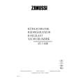 ZANUSSI ZU1440 Manual de Usuario