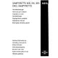 AEG VAMPYRETTE305 Manual de Usuario