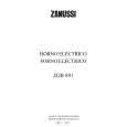 ZANUSSI ZOB891SX Manual de Usuario