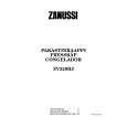 ZANUSSI ZV320R3 Manual de Usuario