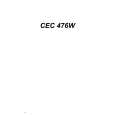 FAURE CEC476W Manual de Usuario