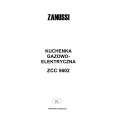 ZANUSSI ZCC5602 Manual de Usuario