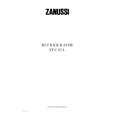 ZANUSSI ZFC83L Manual de Usuario