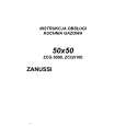 ZANUSSI ZCG5100 Manual de Usuario