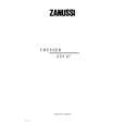 ZANUSSI ZVF67 Manual de Usuario