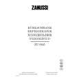 ZANUSSI ZU9145 Manual de Usuario
