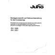 JUNO-ELECTROLUX JDU2321B Manual de Usuario