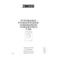 ZANUSSI F1645 Manual de Usuario