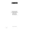 ZANUSSI ZF54W Manual de Usuario