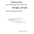 ELECTROLUX EFT604X Manual de Usuario