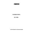 ZANUSSI ZCC5069 Manual de Usuario