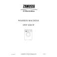 ZANUSSI ZWF1010W Manual de Usuario