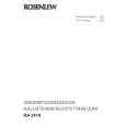 ROSENLEW RA3410X Manual de Usuario