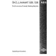 AEG LAV508A Manual de Usuario