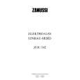 ZANUSSI ZOU342IW Manual de Usuario