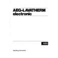 AEG Lavatherm Electronic Manual de Usuario