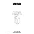 ZANUSSI ZWT3105 Manual de Usuario