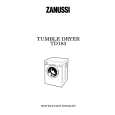 ZANUSSI TD183 Manual de Usuario