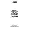 ZANUSSI ZCG55CNWC Manual de Usuario