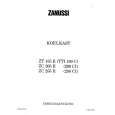 ZANUSSI ZC 2051 Manual de Usuario