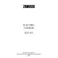 ZANUSSI ZCE611X Manual de Usuario