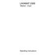 AEG Lavamat 2080 w Manual de Usuario