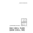 THERMA SGKWC-L/78 RC Manual de Usuario