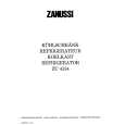 ZANUSSI ZU4154 Manual de Usuario