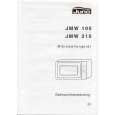 JUNO-ELECTROLUX JMW210S Manual de Usuario