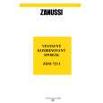 ZANUSSI ZHM753IN Manual de Usuario