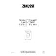 ZANUSSI FM1003 Manual de Usuario