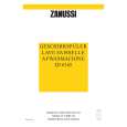 ZANUSSI ID6345W Manual de Usuario