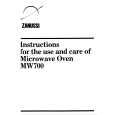 ZANUSSI MW700 Manual de Usuario