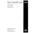 AEG FAV 6061 W Manual de Usuario
