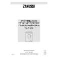 ZANUSSI FAE1226 Manual de Usuario
