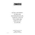 ZANUSSI ZI2501RV Manual de Usuario